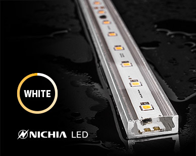 Non-flexible NICHIA outdoor LED strip lights