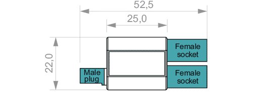 LED connector splitter